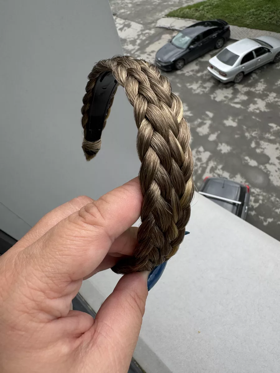 Ободок с косой