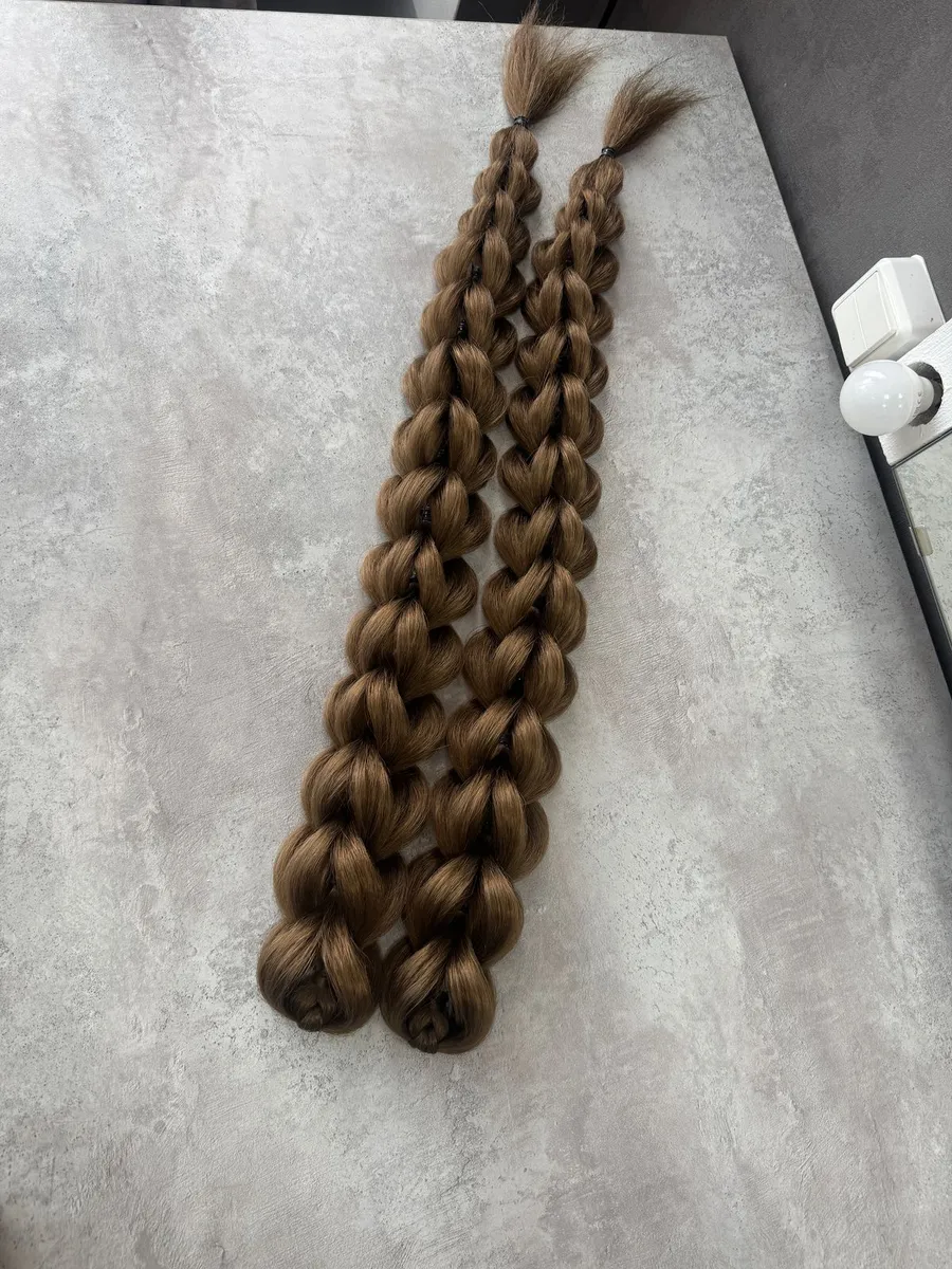 3д косы накладные на заколках