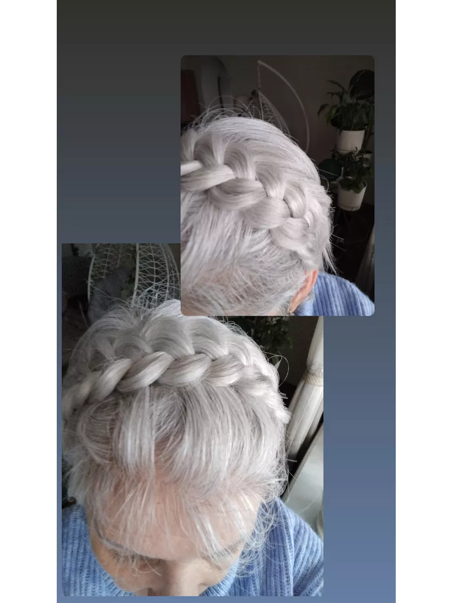 Ободок с косой