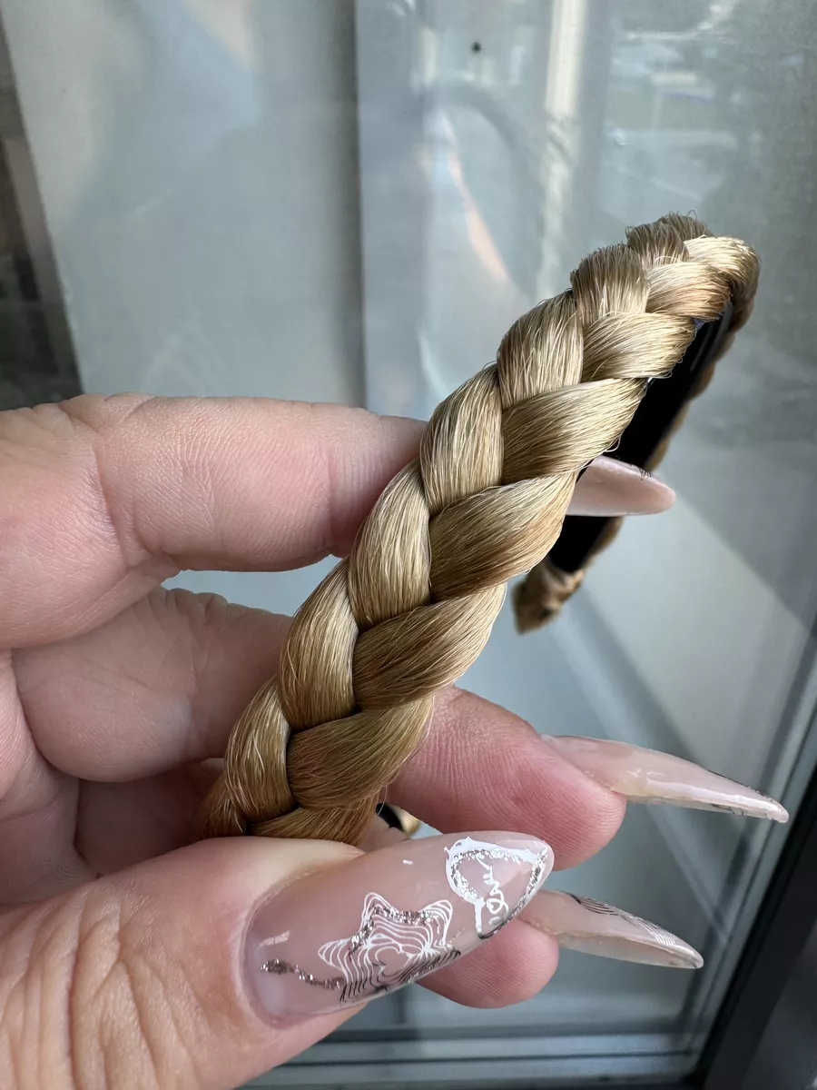 Ободок с косой