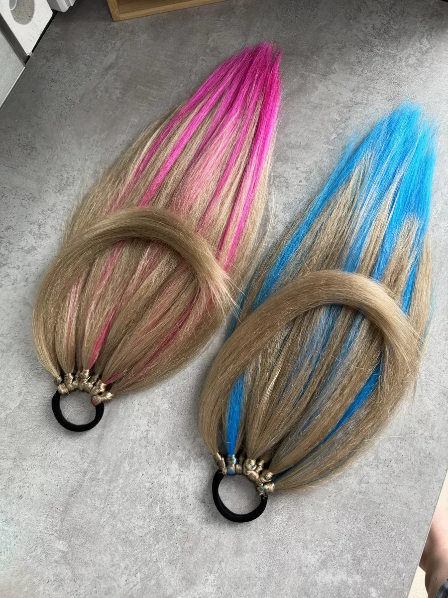 хвосты на резинке Харли Квинн