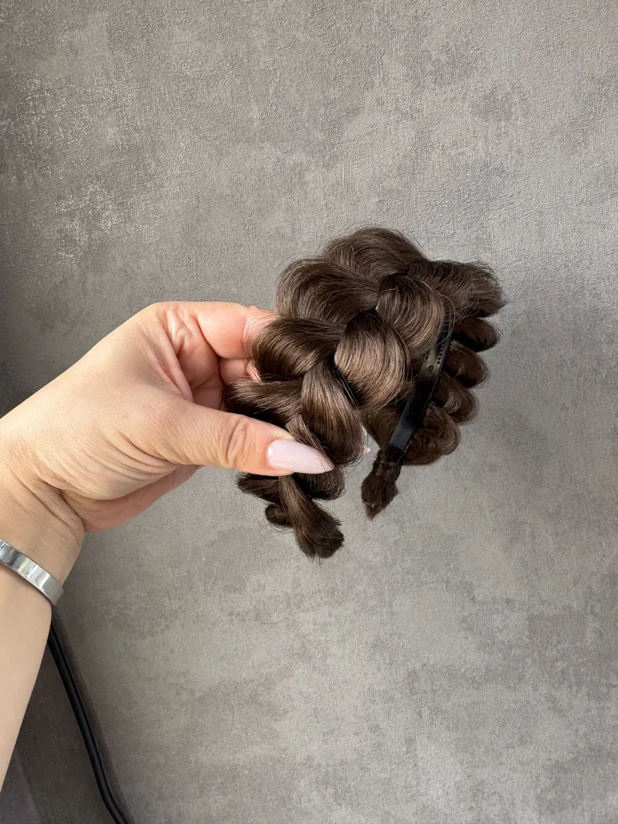 Ободок с косой