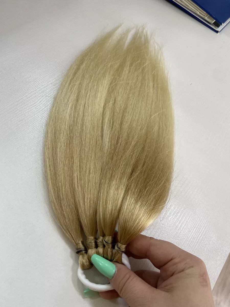 Хвост из канекалона на резинке