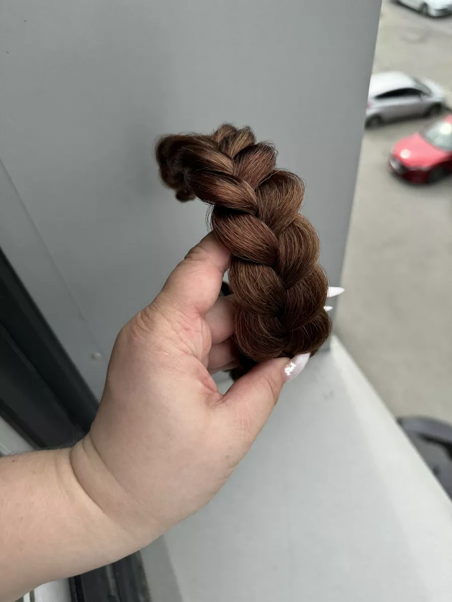 Ободок с косой