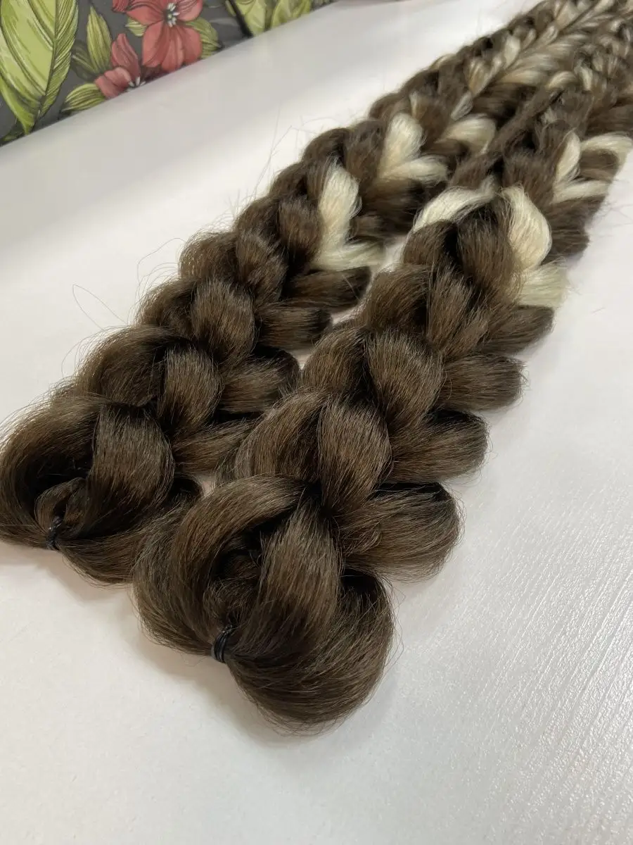 3д косы накладные на заколках