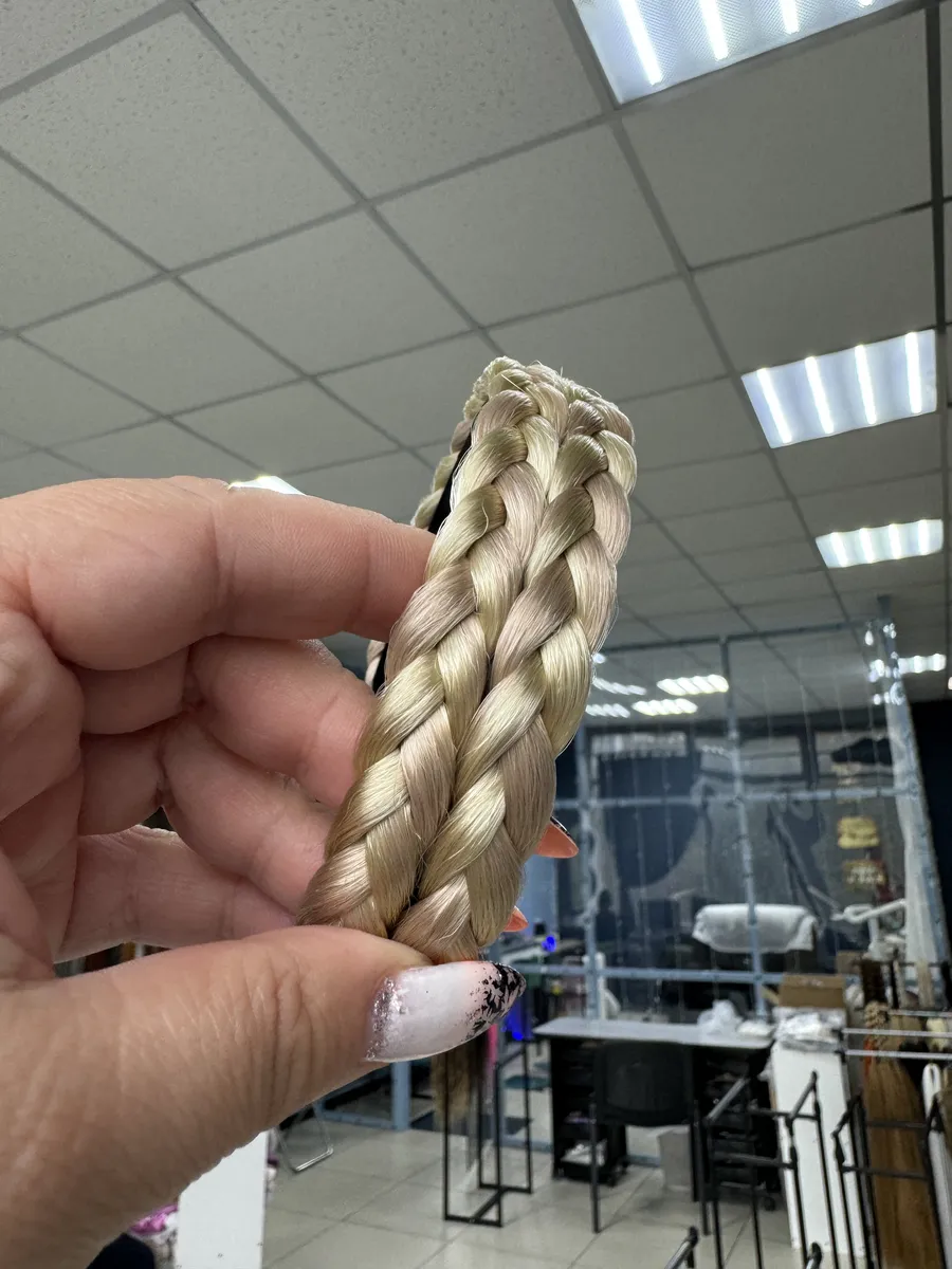 Ободок с косой