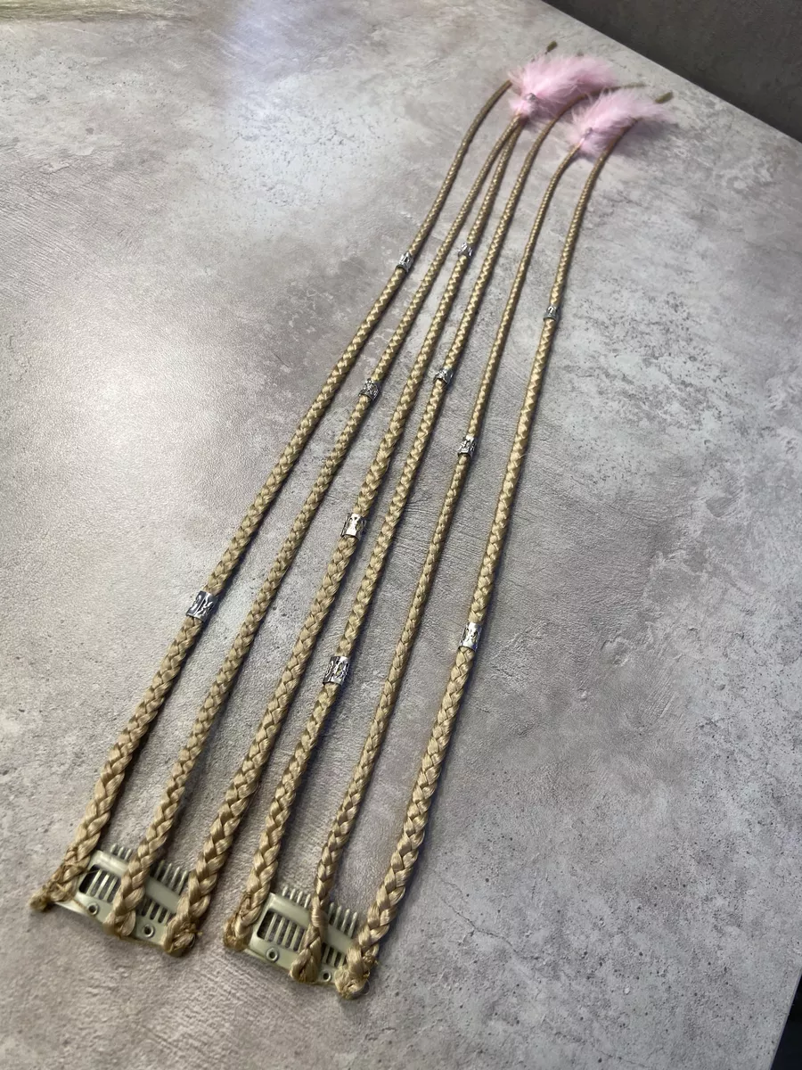 косы на заколках