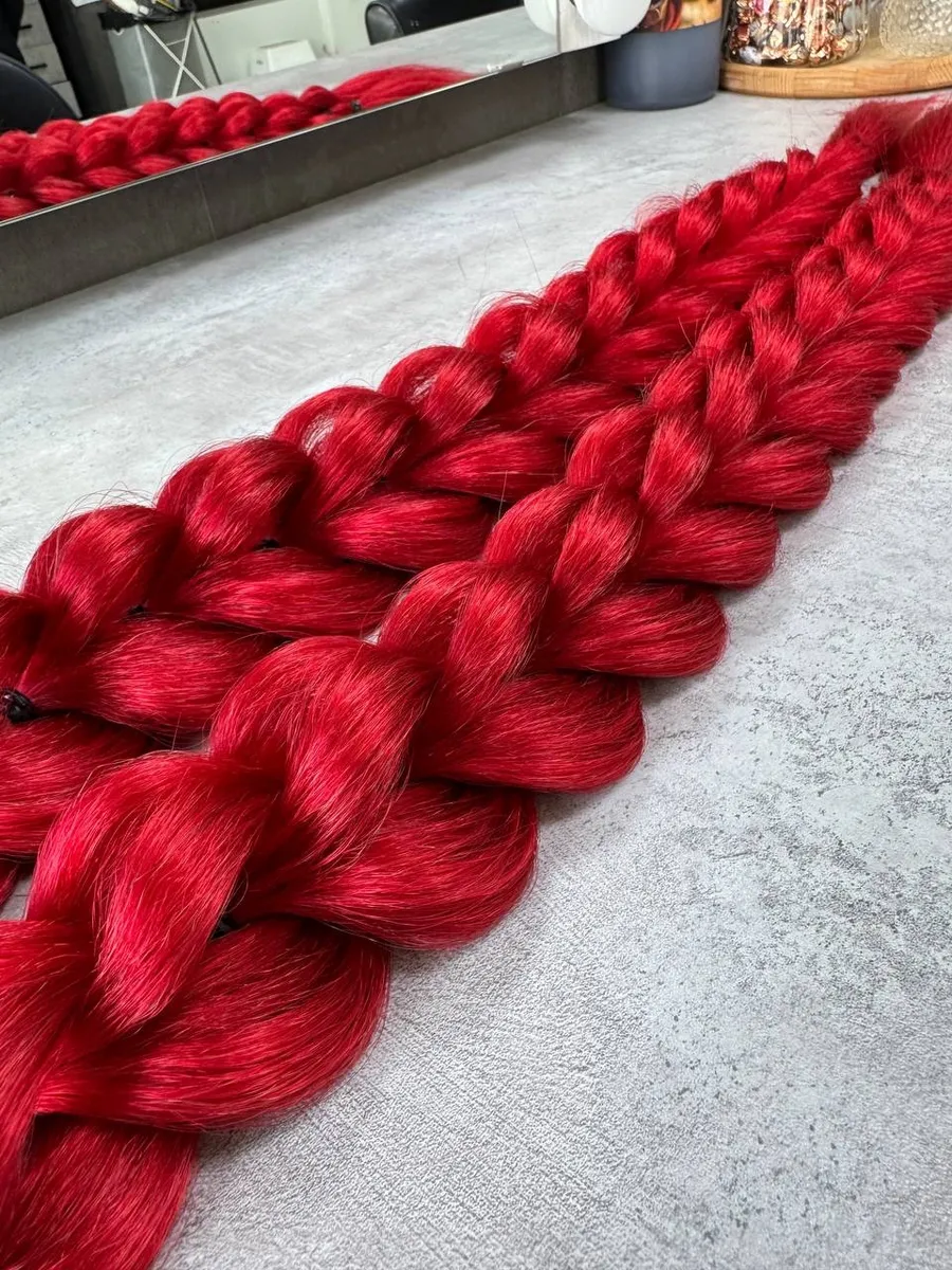 3д косы накладные на заколках