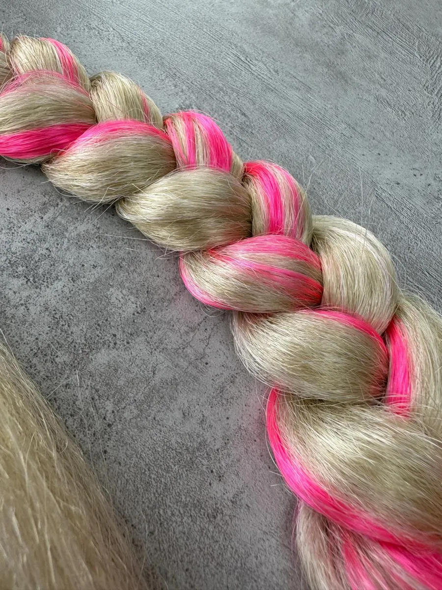 Хвост-коса на резинке