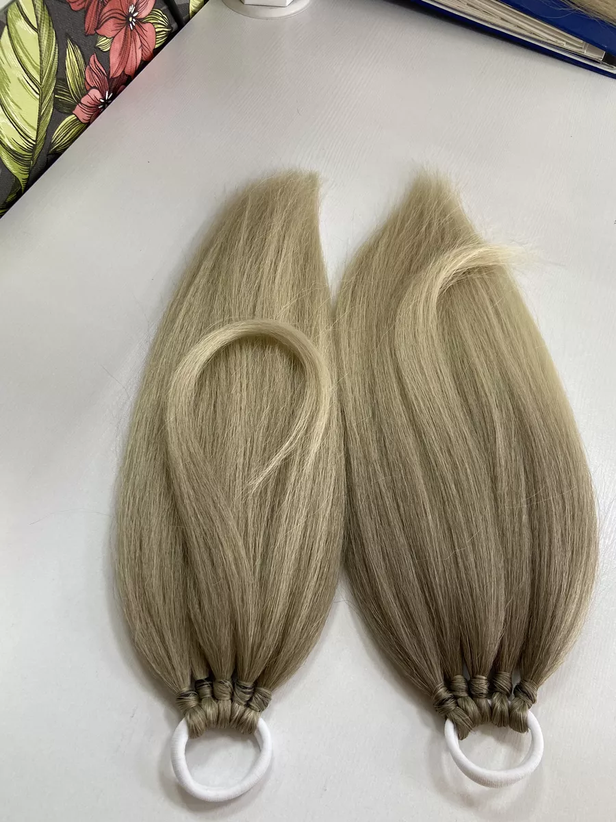 Хвост из канекалона на резинке