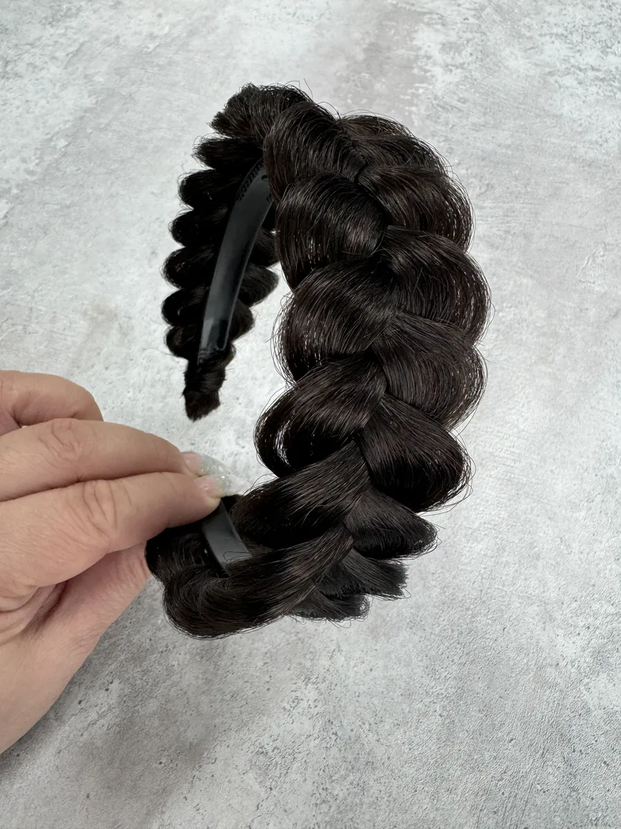 Ободок с косой