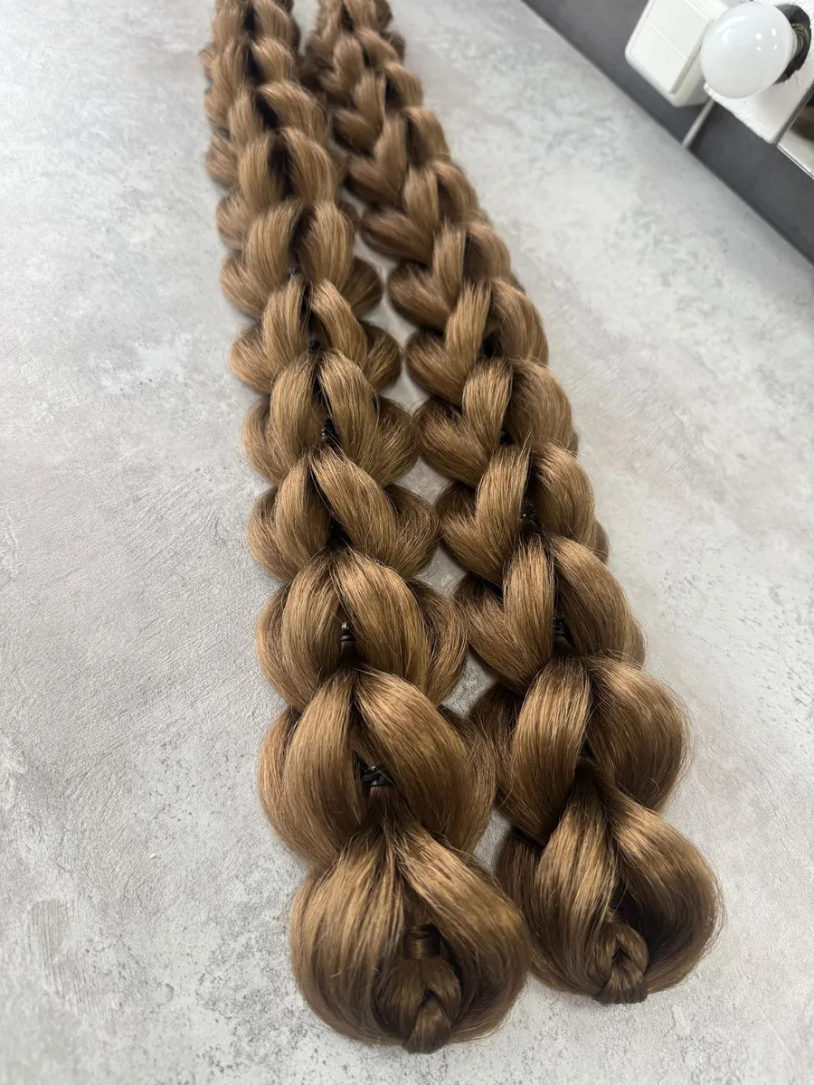 3д косы накладные на заколках