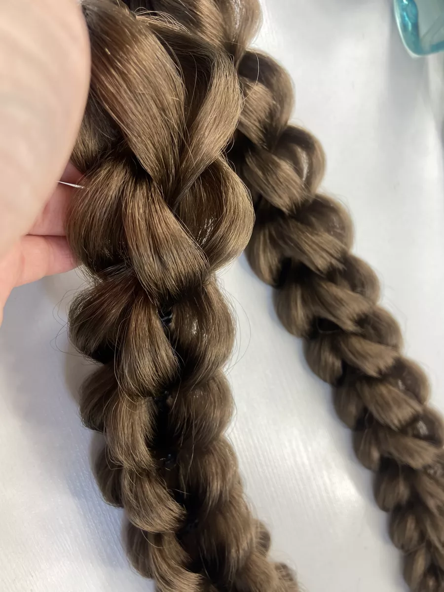 3д косы накладные на заколках