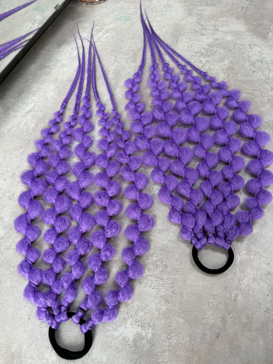 Резинка с ажурными косами