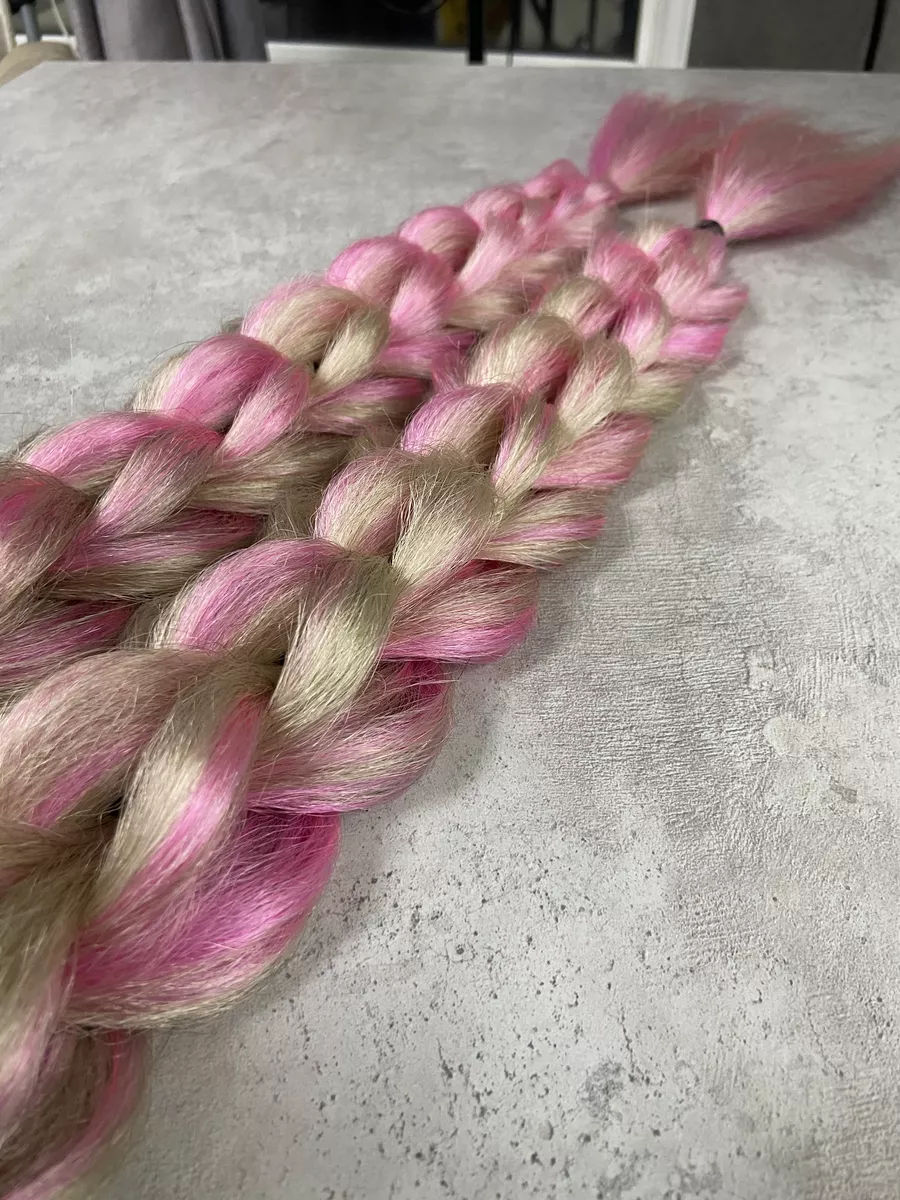 3д косы накладные на заколках