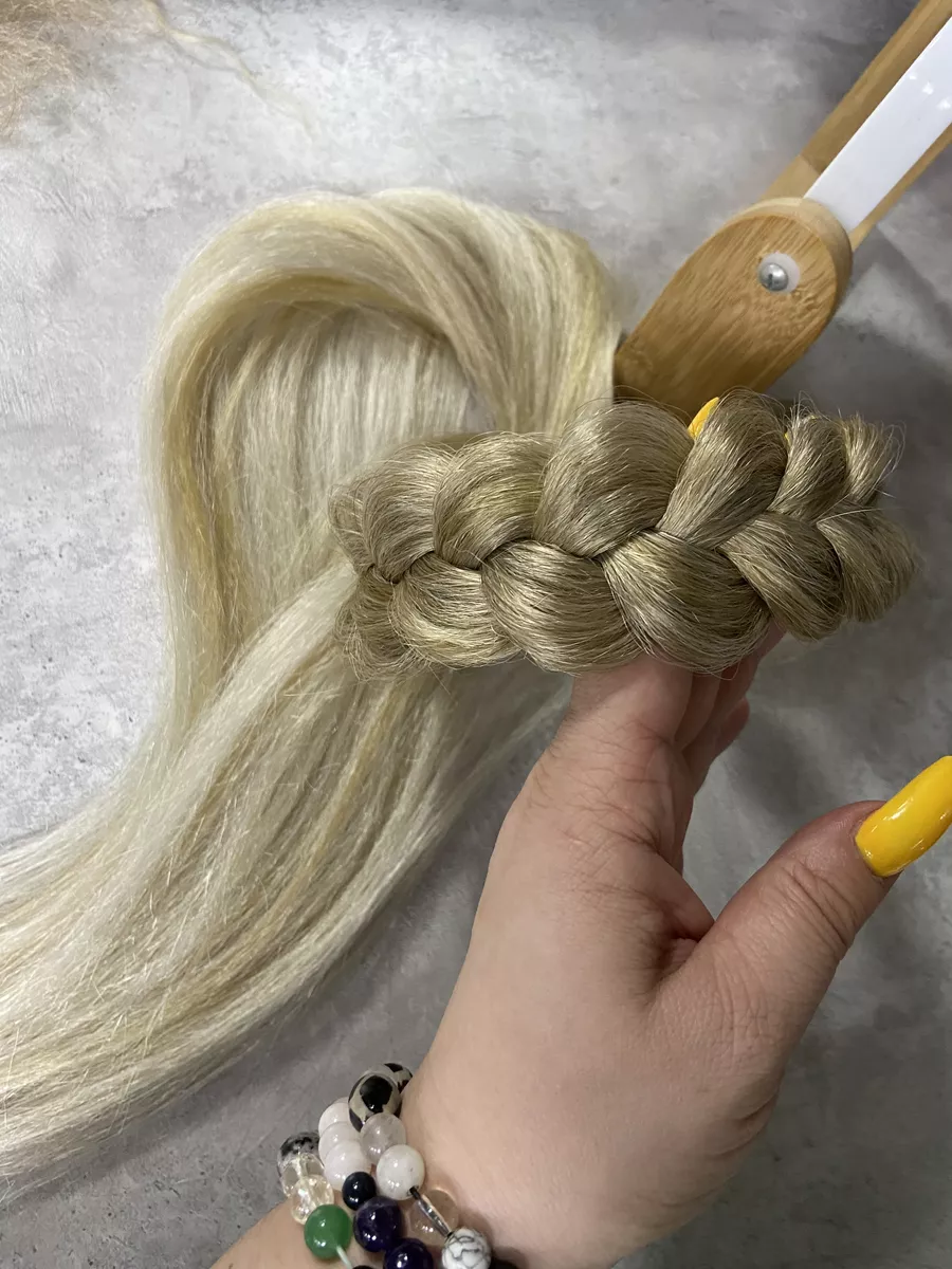 Ободок с хвостиками