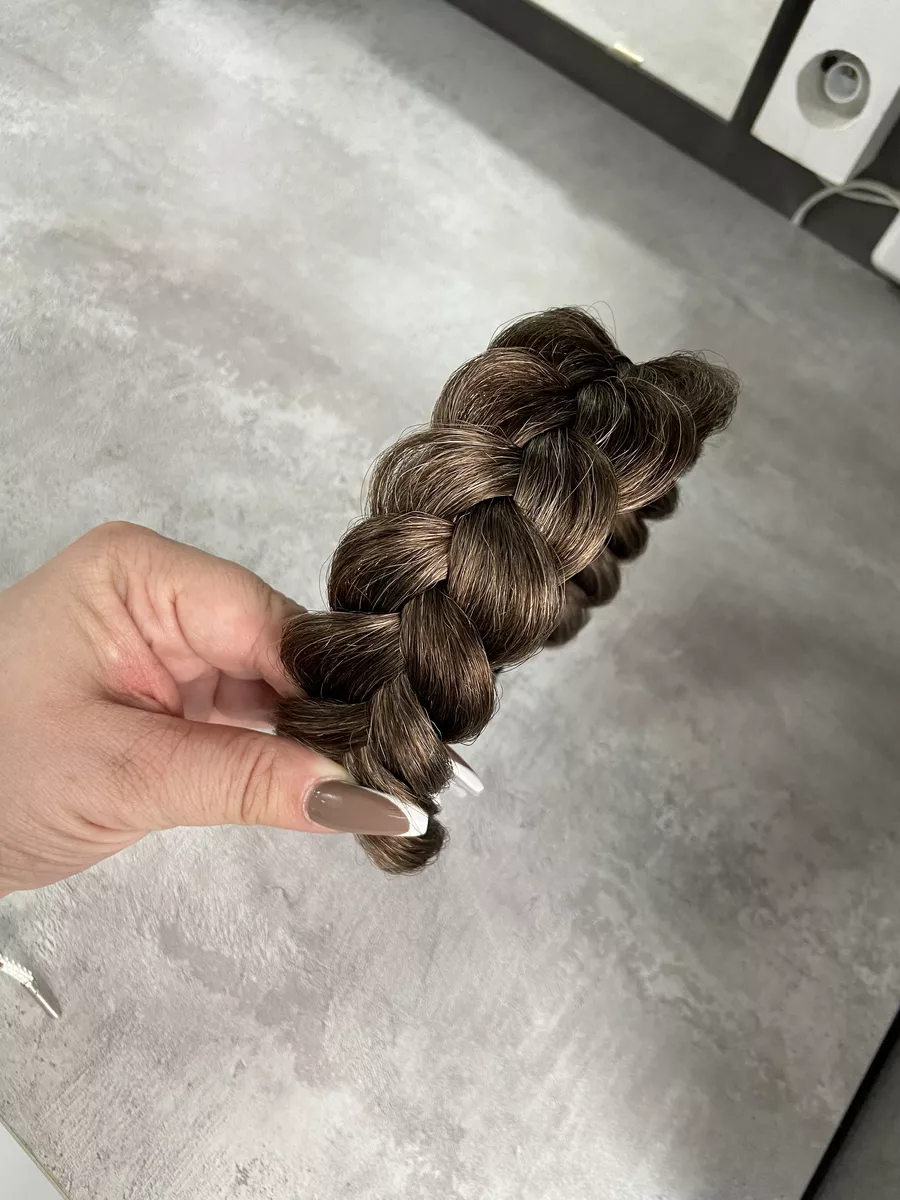 Ободок с косой