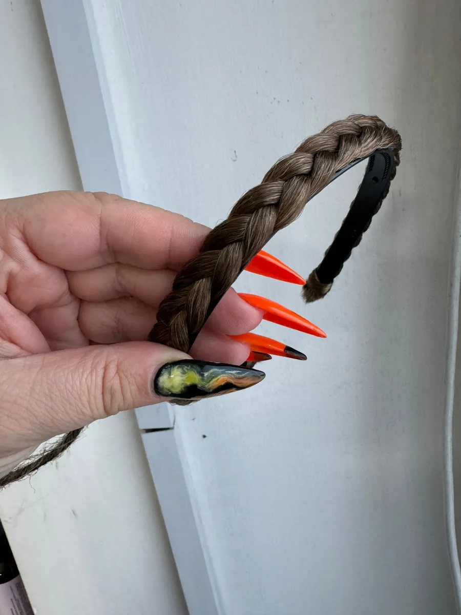 Ободок с косой