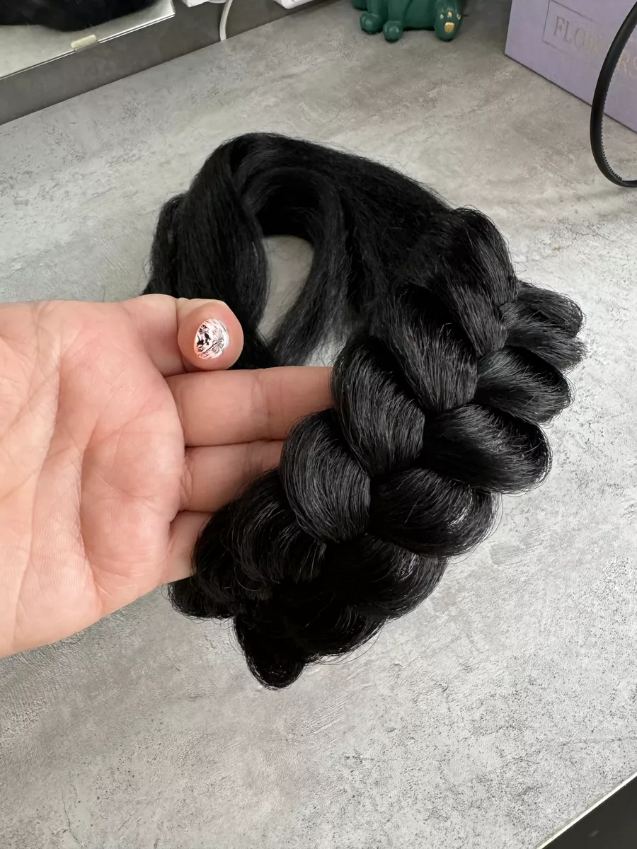 Ободок с хвостиками