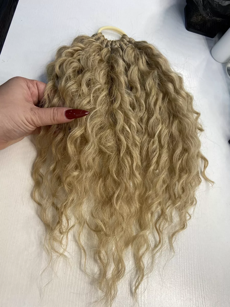 Кудрявый хвост на резинке