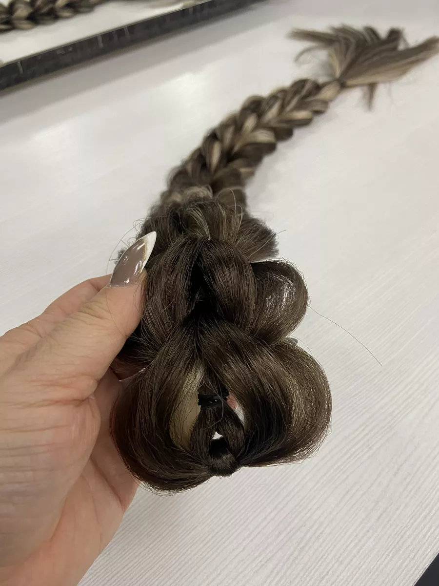 3д косы накладные на заколках