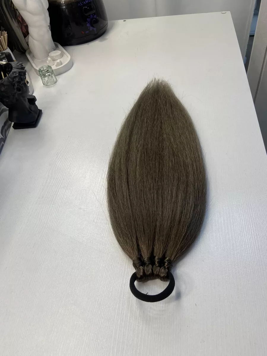 Хвост из канекалона на резинке