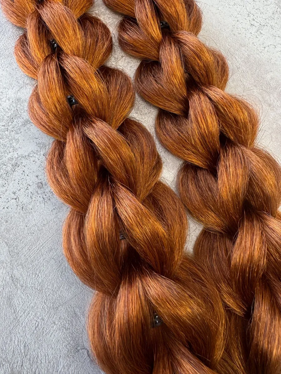 3д косы накладные на заколках