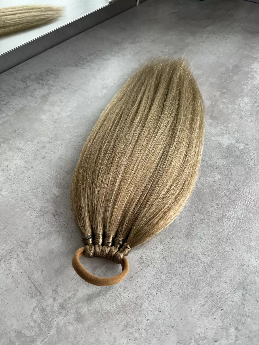 Хвост из канекалона на резинке