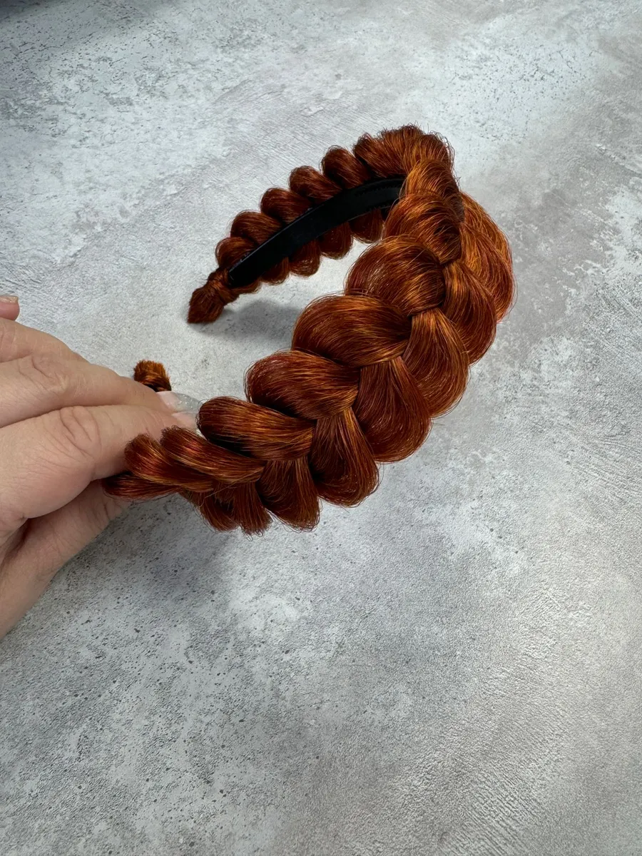 Ободок с косой