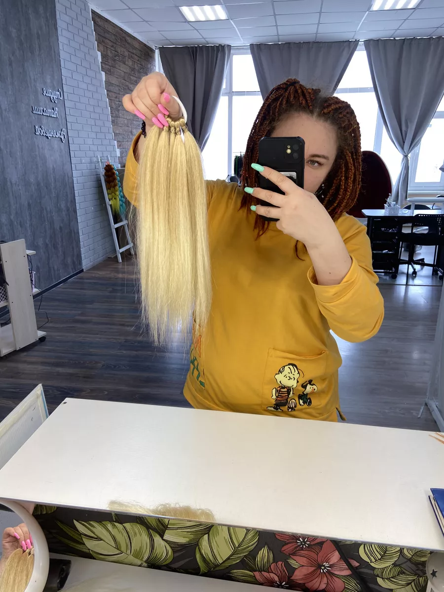 Хвост из канекалона на резинке